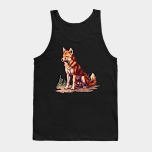 Dingo in Pixel Form Tank Top